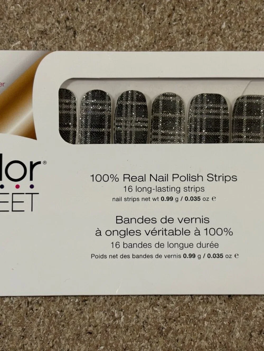 Color Street 100% Real Nail Polish Strips 5ct (16 long-lasting strips each)